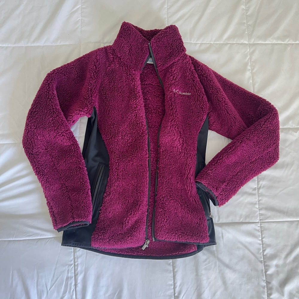Columbia Fleece Woman’s Jacket - Purple